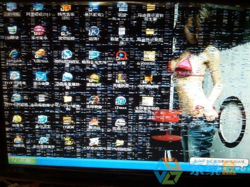 xp系统电脑屏幕花屏